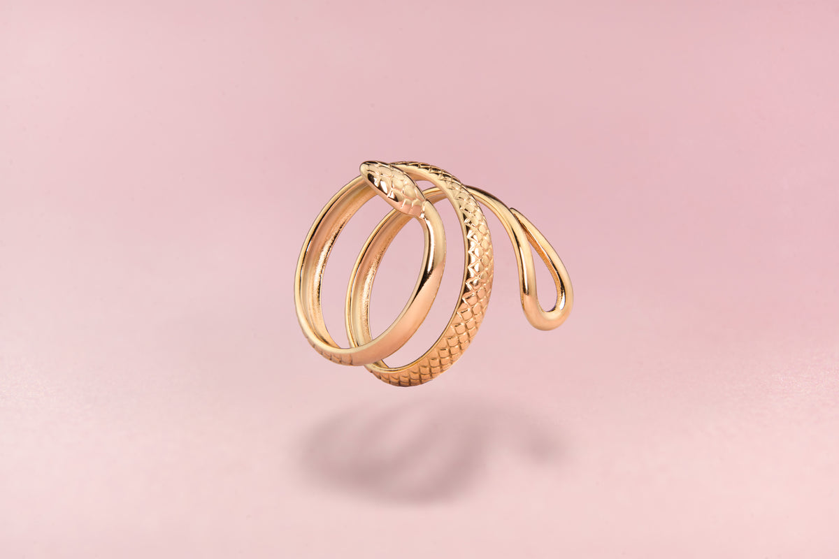 MEDUSA Adjustable Ring Gold