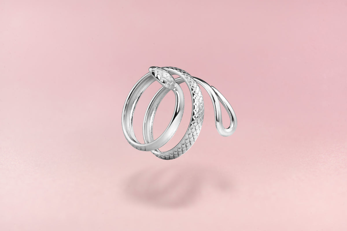 MEDUSA Adjustable Ring Silver