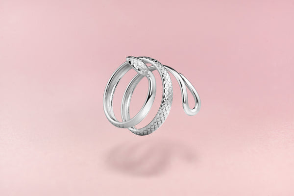 MEDUSA Adjustable Ring Silver