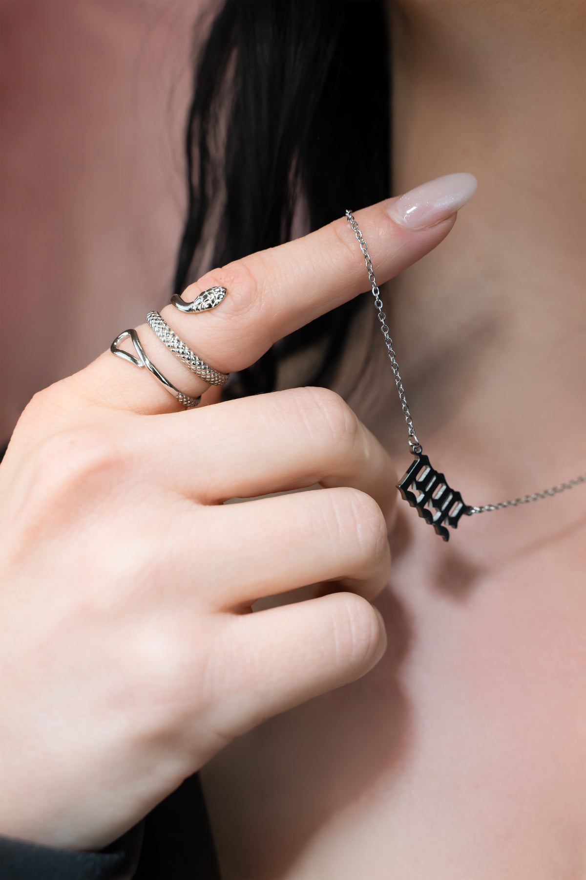 MEDUSA Adjustable Ring Silver