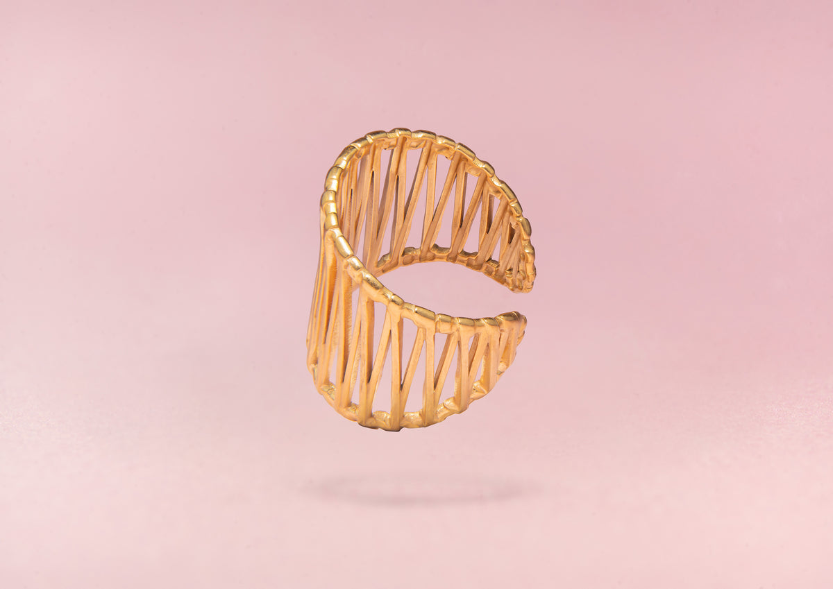 OUTLINE Adjustable Ring Gold