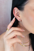 CRYSTAL FALL Earring Silver