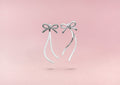 BOW BABE Earring Silver