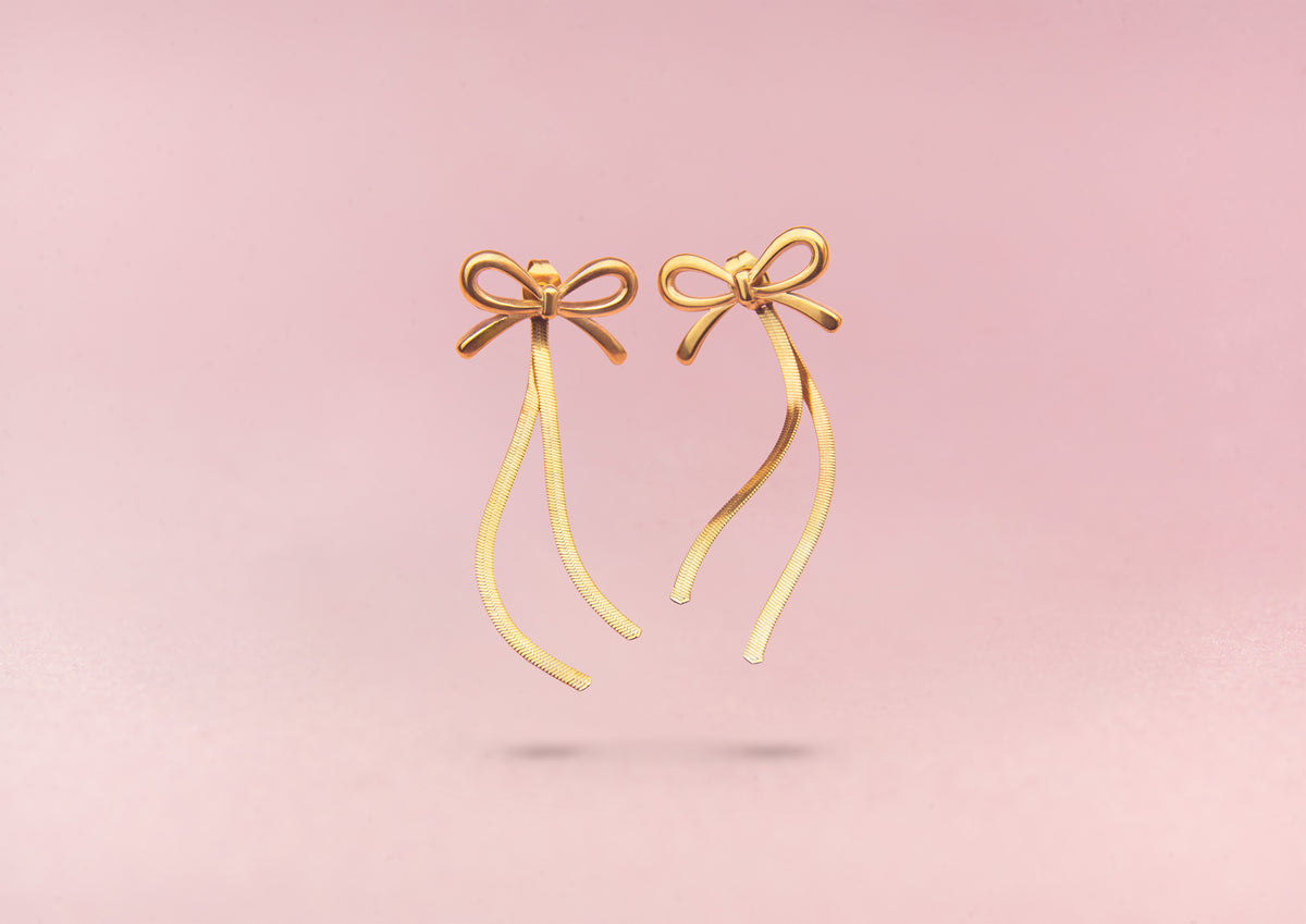 BOW BABE Earring Gold