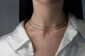 BALANCE TWIST Necklace Silver