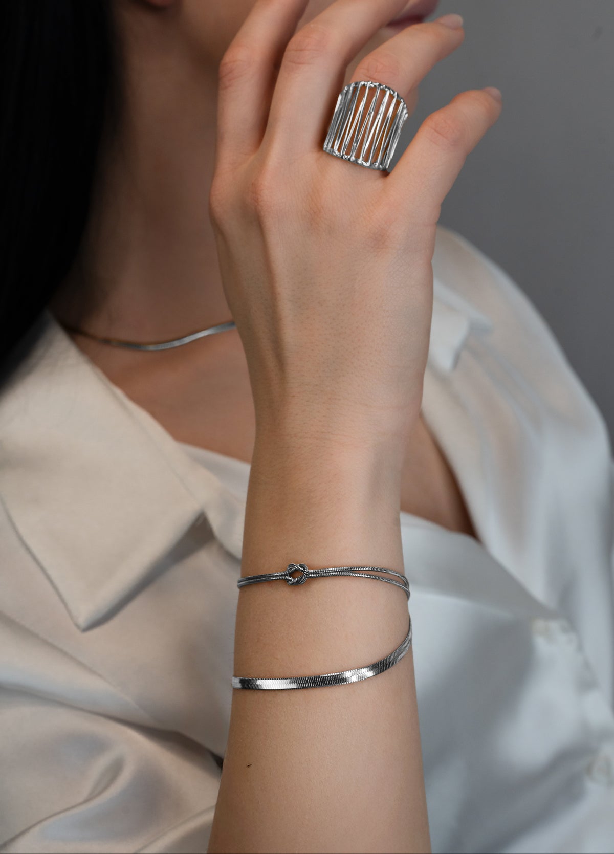 WHISPER Bracelet Silver
