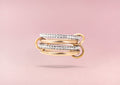 CRYSTAL ORBIT Ring Gold