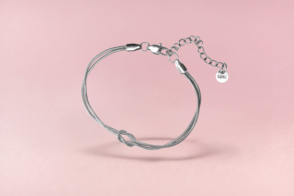 LOVE KNOT Bracelet Silver