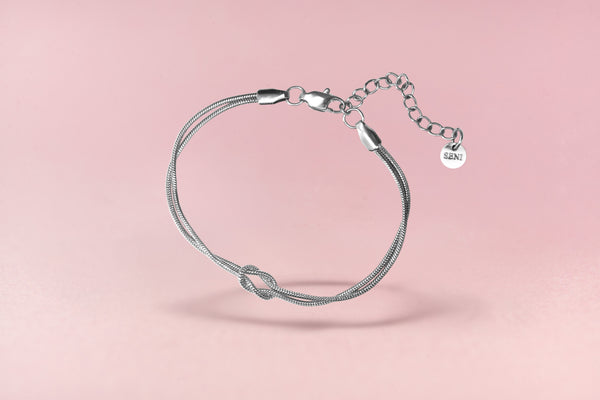 LOVE KNOT Bracelet Silver