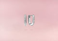 CRYSTAL FALL Earring Silver