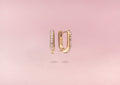 CRYSTAL FALL Earring Gold