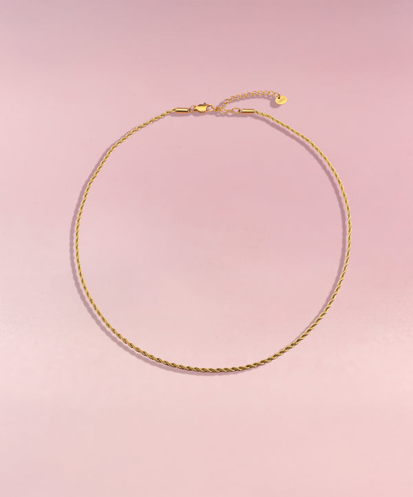 BALANCE TWIST Necklace Gold