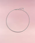 BALANCE TWIST Necklace Silver