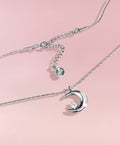 LUNA Pendant Necklace Silver