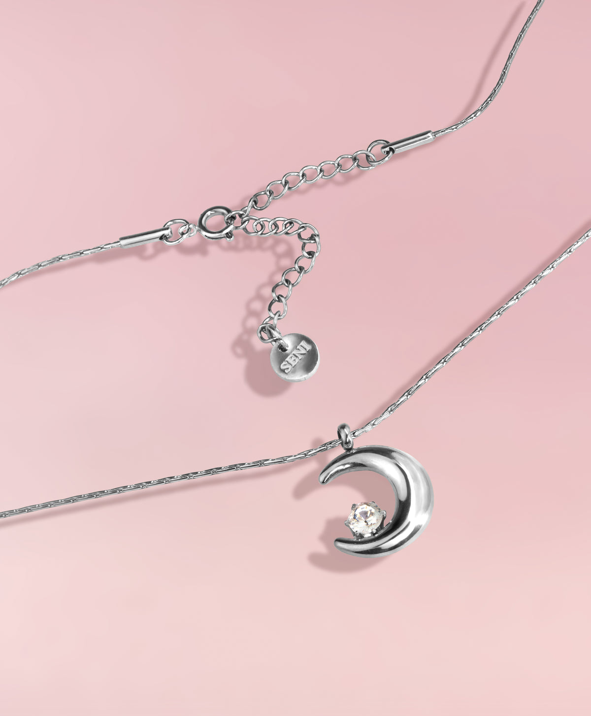 LUNA Pendant Necklace Silver