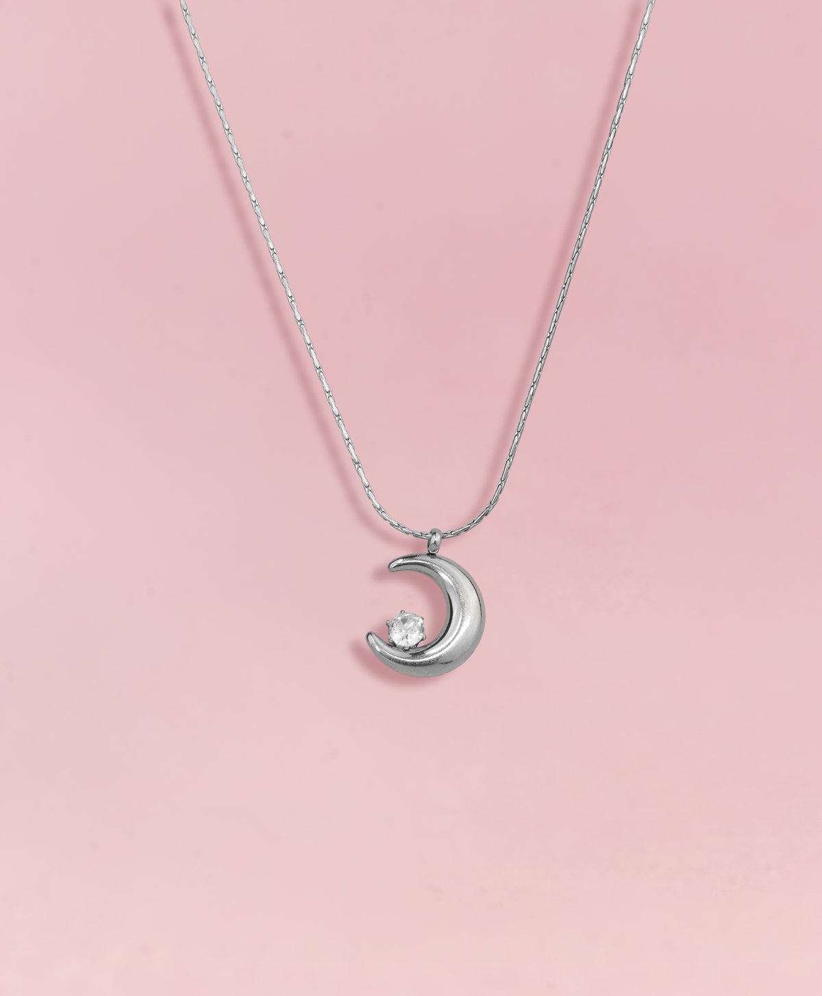 LUNA Pendant Necklace Silver