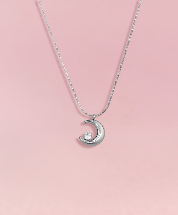 LUNA Pendant Necklace Silver