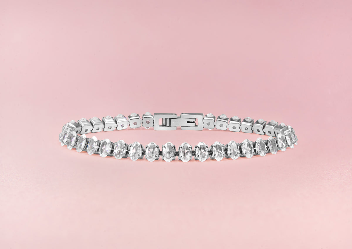 STARDUST Tennis Bracelet Silver